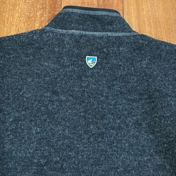 Kuhl Kore Quarter Zio Thermo Gray Pullover Fleece Lined Size M - Picture 9 of 12